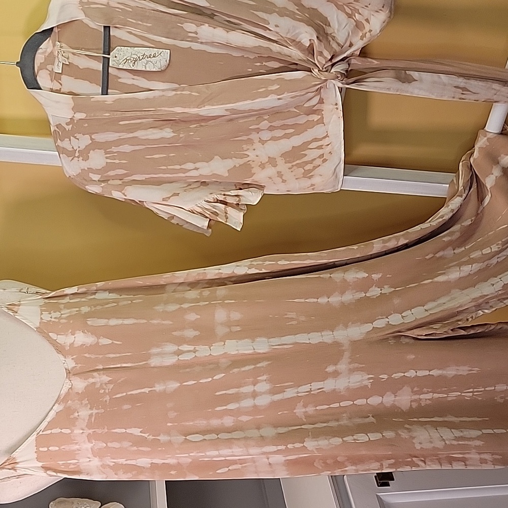 Mystree Tie-Dye Lounge 3 Piece Set - Blush Beige - Picture 10 of 12